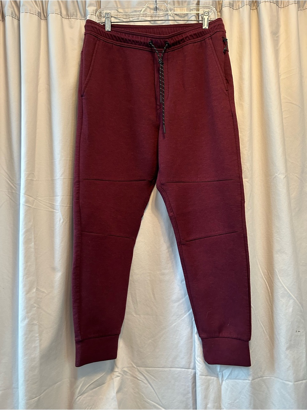 American Eagle Outfitters Maroon Drawstring Jogger Pants